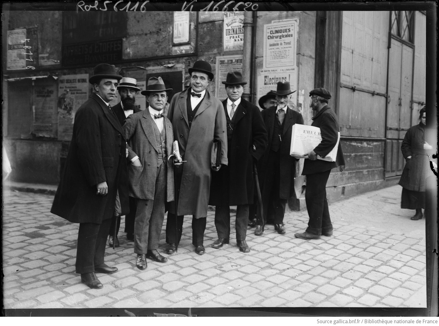Fernand Castello de la Gaîté-Rochechouart membre de la Fédération du spectacle, participant à la grève des spectacles, fin septembre-début octobre 1919